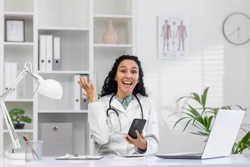 A doctor at duty